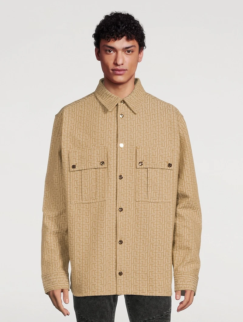 Jacquard Monogram Shirt