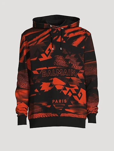 Cotton Printed Logo Hoodie