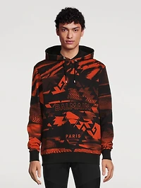 Cotton Printed Logo Hoodie
