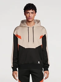 Cotton-Blend Colourblock Hoodie