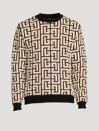 Monogram Blanket Sweater