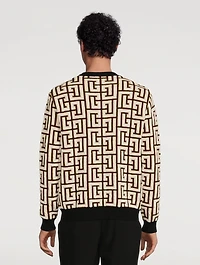 Monogram Blanket Sweater