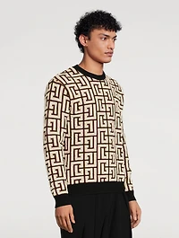 Monogram Blanket Sweater