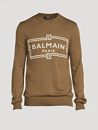 Wool Logo Sweater