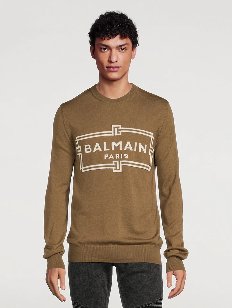 Wool Logo Sweater