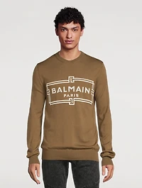 Wool Logo Sweater