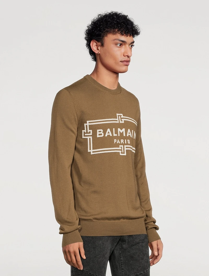 Wool Logo Sweater