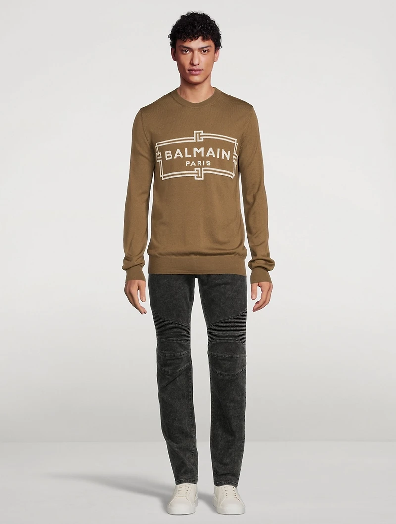 Wool Logo Sweater