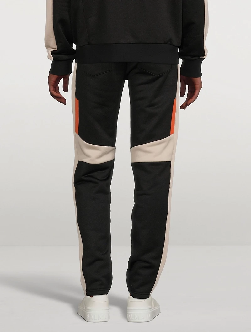 Cotton-Blend Colourblock Sweatpants