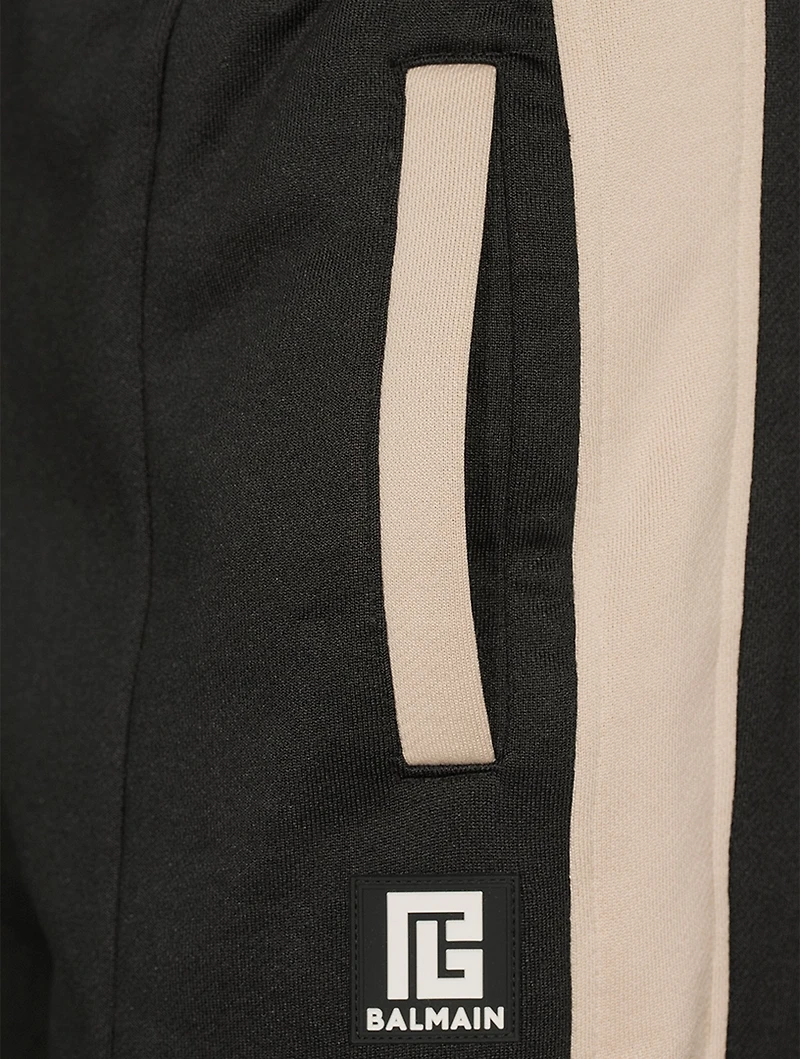 Cotton-Blend Colourblock Sweatpants
