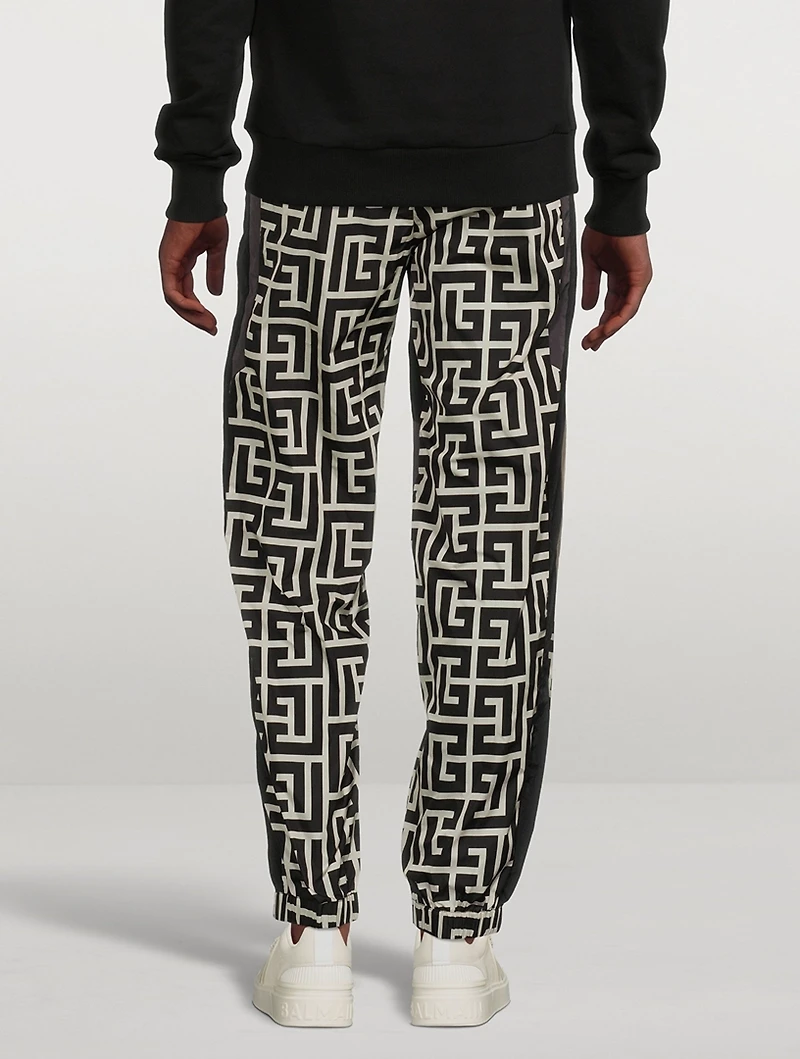 Monogram Nylon Track Pants