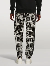 Monogram Nylon Track Pants