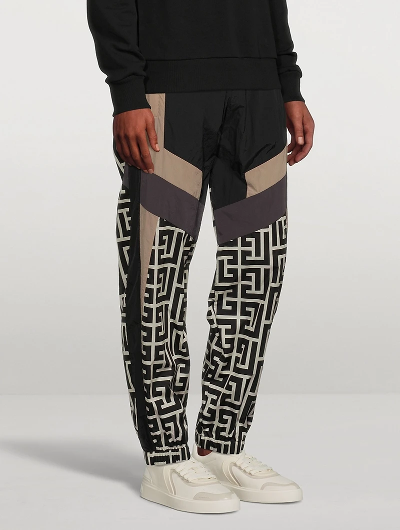 Monogram Nylon Track Pants