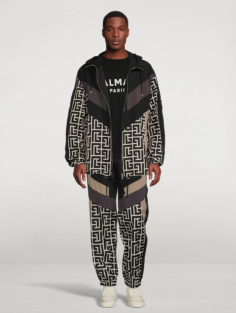 Monogram Nylon Track Pants