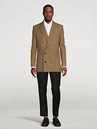 Wool Double-Breasted Jacket