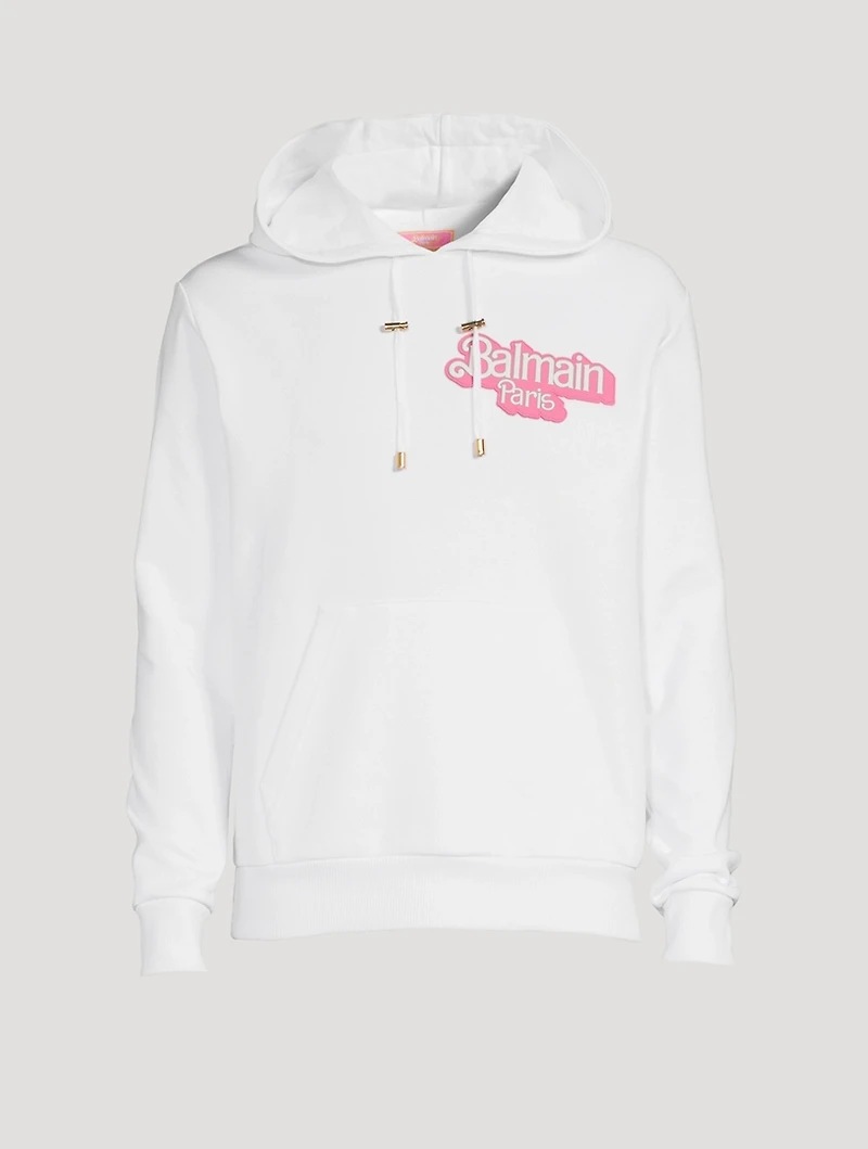 Balmain x Barbie Hoodie With Rubber Patch