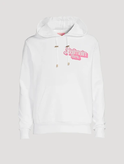Balmain x Barbie Hoodie With Rubber Patch