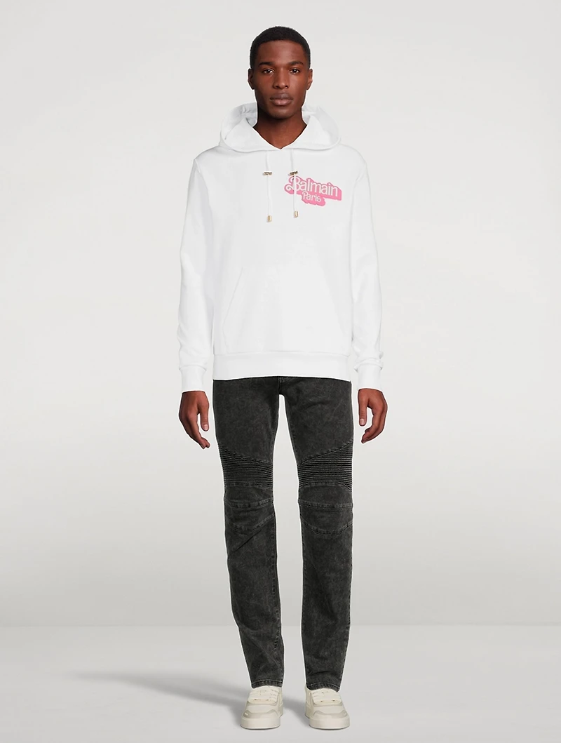 Balmain x Barbie Hoodie With Rubber Patch