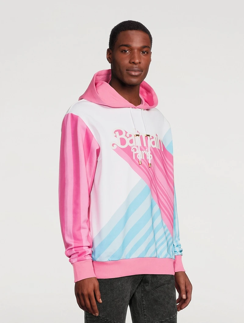 Balmain x Barbie Oversized Logo Hoodie