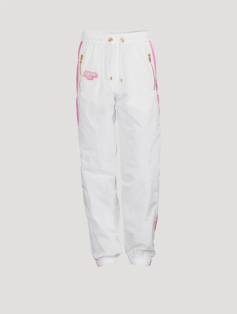 Balmain x Barbie Nylon Track Pants