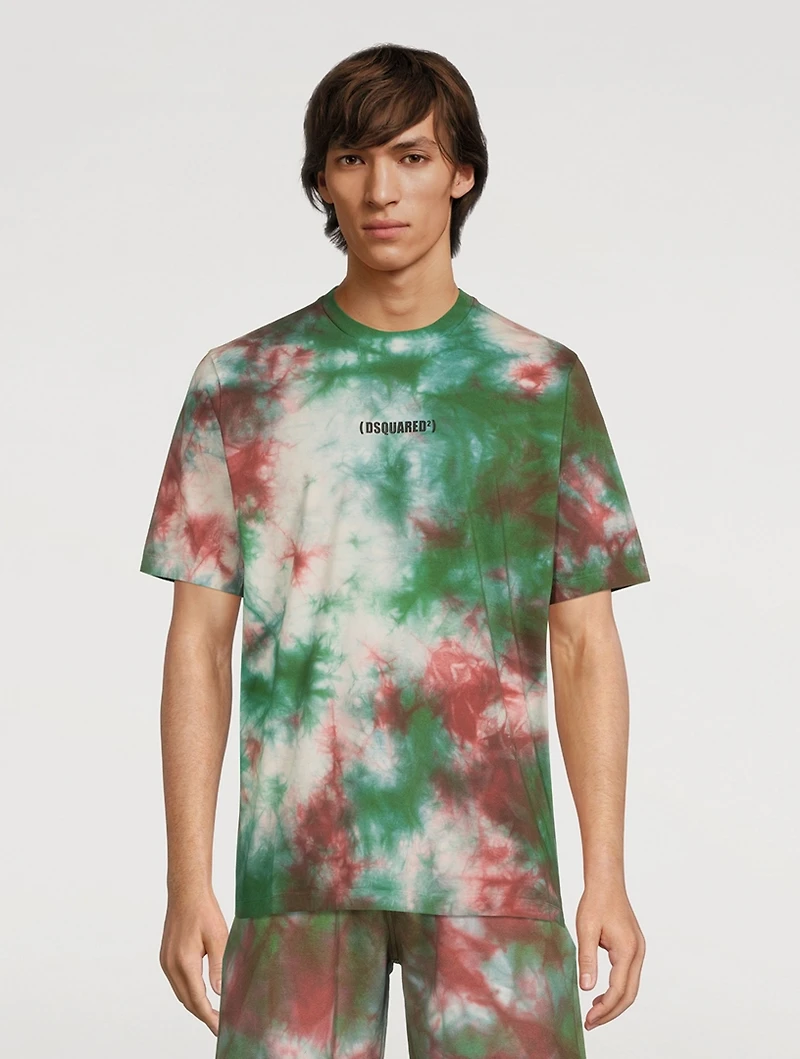Cotton T-Shirt Tie-Dye Print