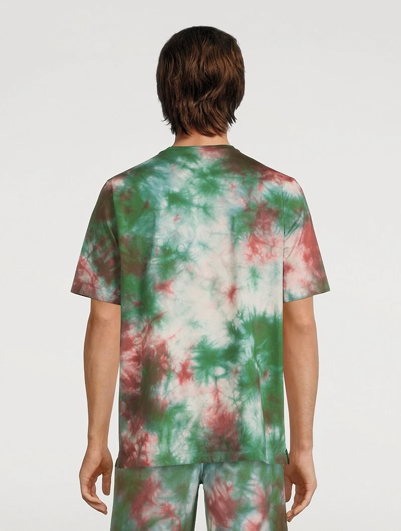 Cotton T-Shirt Tie-Dye Print