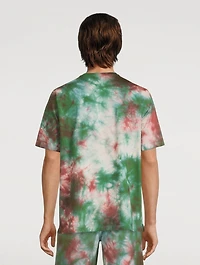Cotton T-Shirt Tie-Dye Print