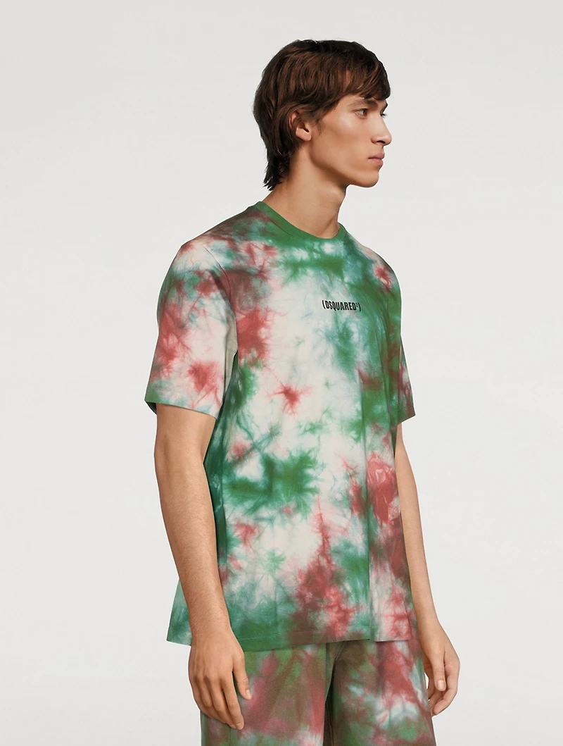 Cotton T-Shirt Tie-Dye Print