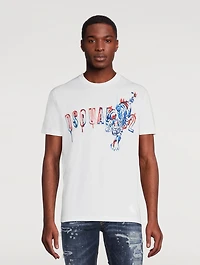 Tiger Doodle Cotton T-Shirt