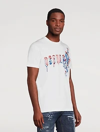Tiger Doodle Cotton T-Shirt