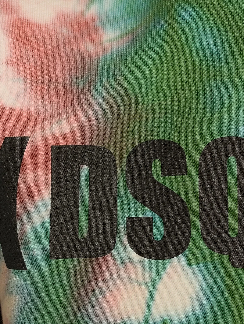 Cotton Hoodie Tie-Dye Print