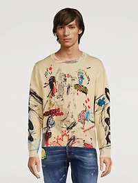 Wool Sweater Street Art Print