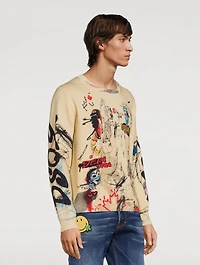 Wool Sweater Street Art Print