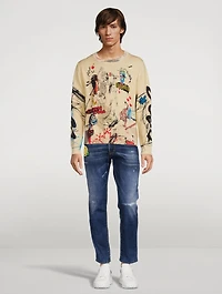 Wool Sweater Street Art Print