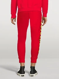 Cotton Sweatpants With Side Logo