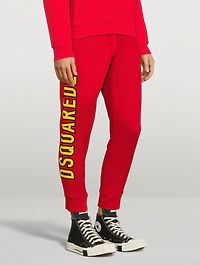 Cotton Sweatpants With Side Logo