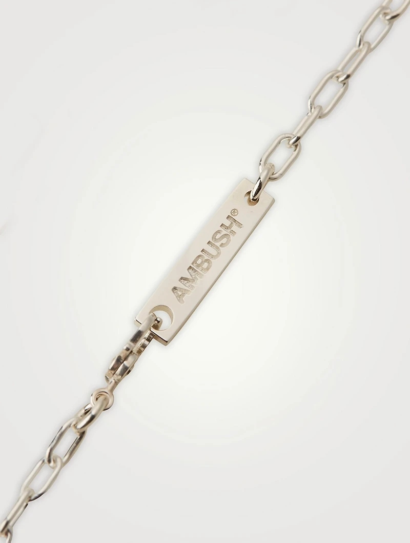 Sterling Silver Safety Pin Bracelet