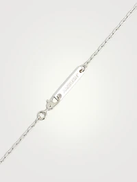 Sterling Silver Safety Pin Necklace