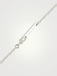 Sterling Silver Battery Charm Necklace