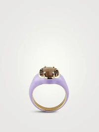 Da Funkadelic Signet Ring With Quartz
