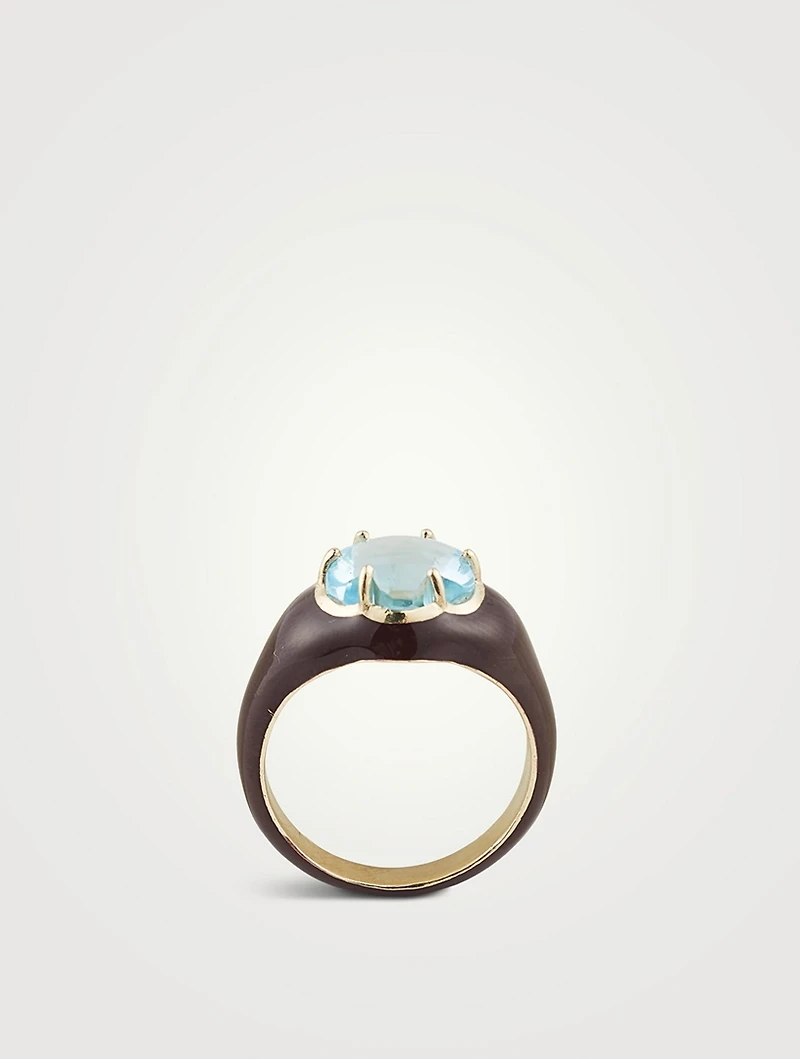 Da Funkadelic Signet Ring With Topaz