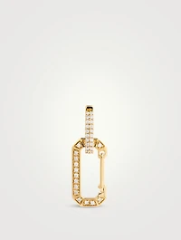 Chiara 18K Yellow Gold Earring With Diamonds