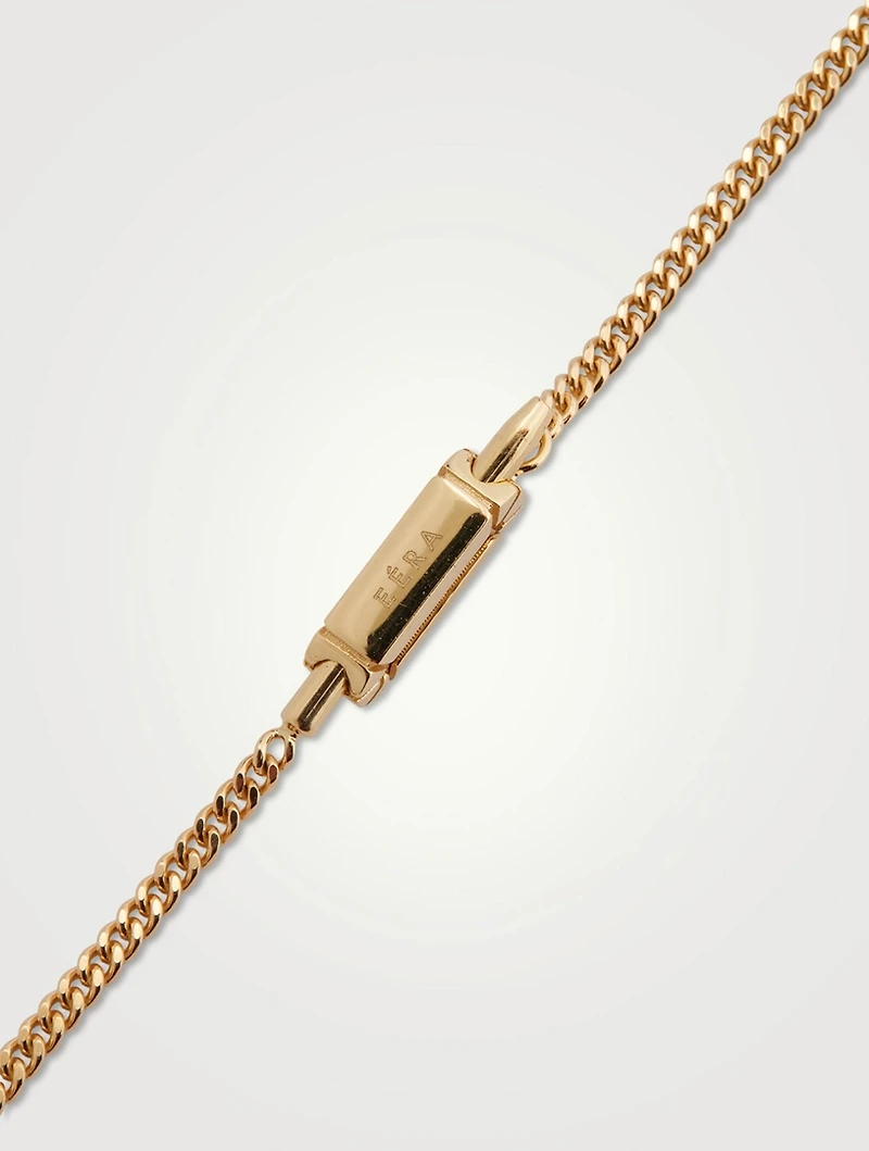 Smile 18K Yellow And White Gold Necklace