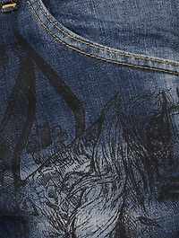 Cool Guy Graphic Skinny Jeans