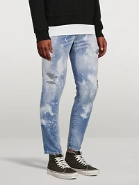 Skater Paint Washed Skinny Jeans