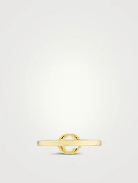 Interlocking G 18K Gold Ring
