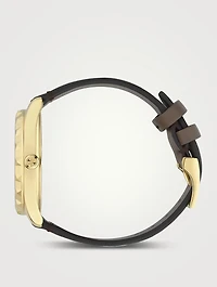 G-Timeless Tiger GG Supreme Canvas Strap Watch