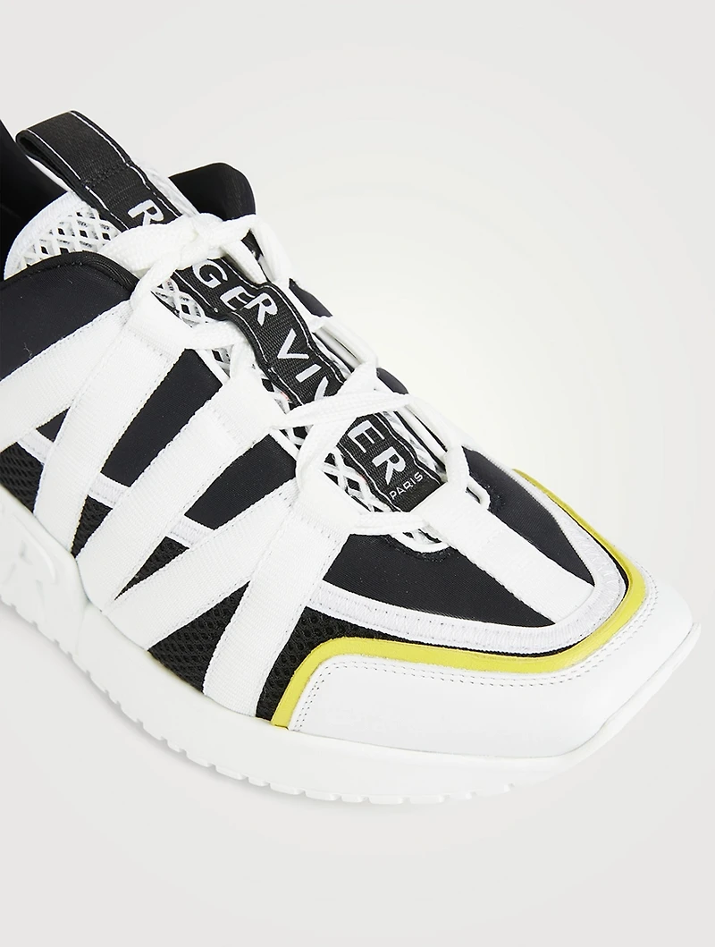 Viv' Go Mesh And Neoprene Sneakers