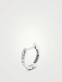 Sterling Silver Pyramid Earring