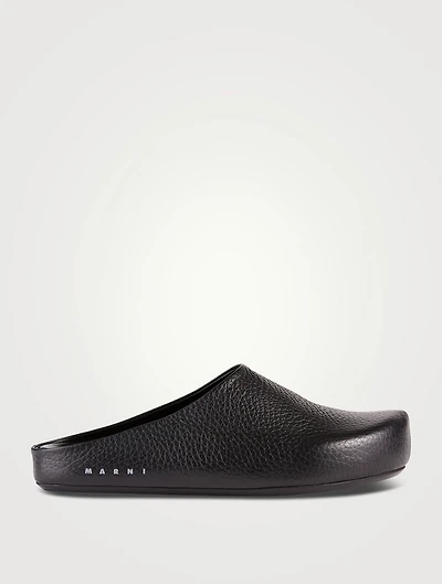 Leather Clog Shoes